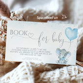 エレファントサファリベイビーシャワー エンクロージャーカード