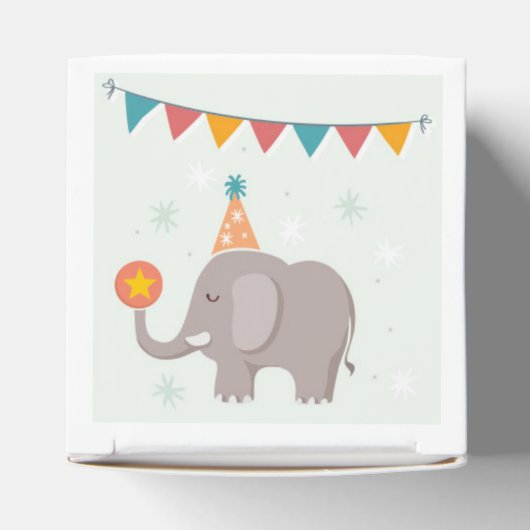 エレファントサーカス誕生日パーティーのお願い フェイバーボックス (上部)