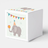 エレファントサーカス誕生日パーティーのお願い フェイバーボックス (裏面サイド)