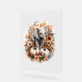 エレファントシャツカントリーカボチャ アクリルサイン (傾斜)