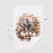 エレファントシャツカントリーカボチャ ゴルフタオル (インサイチュ)