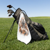 エレファントシャツカントリーカボチャ ゴルフタオル (グリーン)