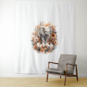 エレファントシャツカントリーカボチャ タペストリー (インサイチュ)