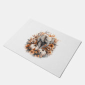 エレファントシャツカントリーカボチャ ドアマット (アングル)