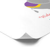 エレファントシャワーのゲストブックの拇印 ポスター (角)