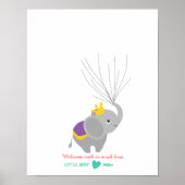 エレファントシャワーのゲストブックの拇印 ポスター (正面)