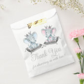 エレファントジェンダーが赤ちゃんシャワーを明らかにする フェイバーバッグ (封をした状態)