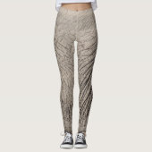 エレファントスキンプリントグレーレギンス&ヨガパンツ レギンス (正面)