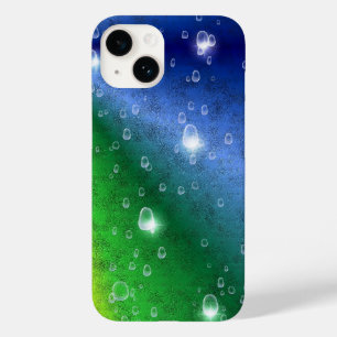 エレファントスキンレザーオプティクとレインドロップに虹 Case-Mate iPhone 14ケース