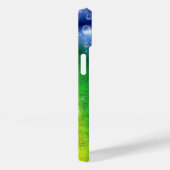 エレファントスキンレザーオプティクとレインドロップに虹 Case-Mate iPhoneケース (裏面 / 右)