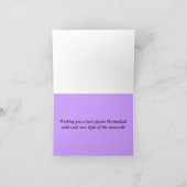 エレファントスター（ユダヤ教）メノラーカード シーズンカード (内部)