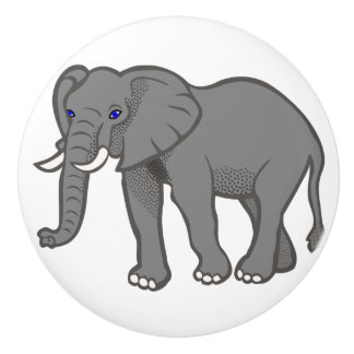 エレファントセラミック家具キャビネットノブ セラミックノブ