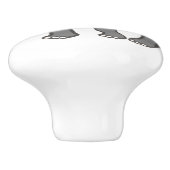 エレファントセラミック家具キャビネットノブ セラミックノブ (側面)