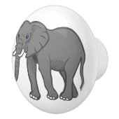 エレファントセラミック家具キャビネットノブ セラミックノブ (右)