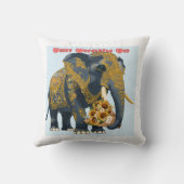 エレファントタイスタイル クッション (裏面)