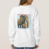 エレファントタイパターンスタイル。 スウェットシャツ (裏面)