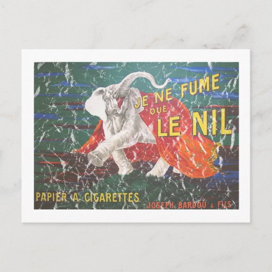 エレファントタバコ–1900 動揺して - ポストカード (正面)