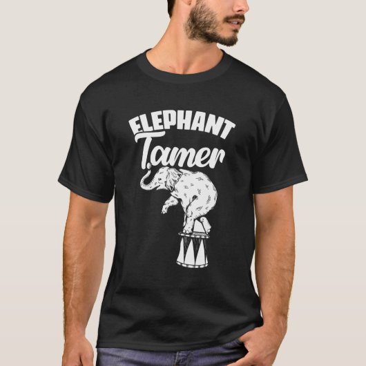 エレファントタマーサーカスカーニバルAcrobatリングマスター Tシャツ (正面)