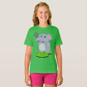 エレファントテニスラケット Tシャツ (正面フル)