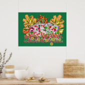 エレファントデジタルアート ポスター (キッチン)