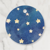 エレファントトゥインクルリトルスター男の赤ちゃんありがとう フェイバータグ (裏面)