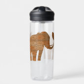 エレファントトライバルアートデザイン ウォーターボトル (正面)
