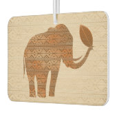 エレファントトライバルアートデザイン カーエアーフレッシュナー (左)