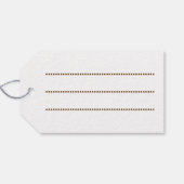 エレファントトライバルアートデザイン ギフトタグ (裏面横)