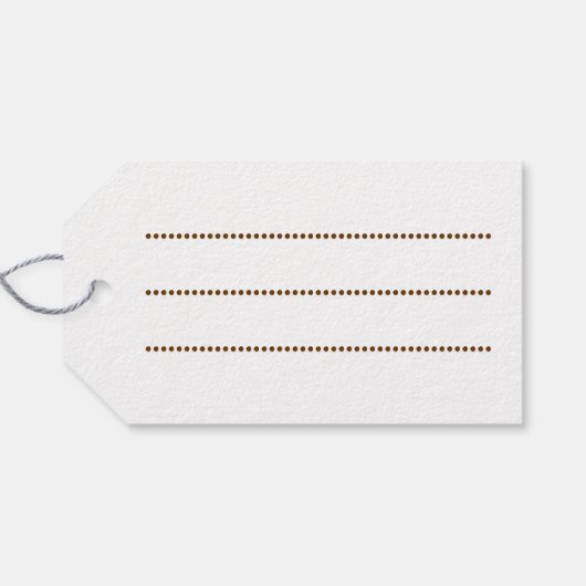 エレファントトライバルアートデザイン ギフトタグ (裏面横)