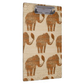 エレファントトライバルアートデザイン クリップボード