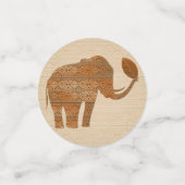 エレファントトライバルアートデザイン コンフェッティ (スモール正面)