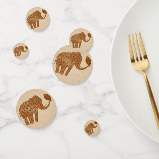 エレファントトライバルアートデザイン コンフェッティ (グループ)