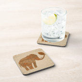 エレファントトライバルアートデザイン コースター (右側)