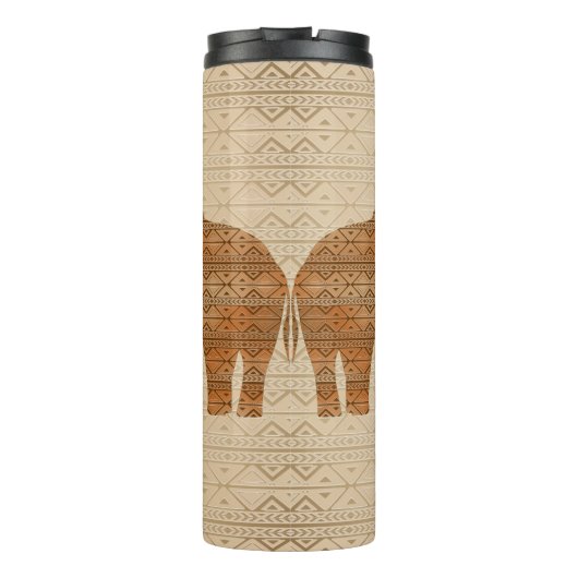 エレファントトライバルアートデザイン タンブラー (裏面)