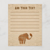 エレファントトライバルアートデザイン チラシ (裏面)