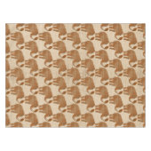 エレファントトライバルアートデザイン テーブルクロス (正面(横))