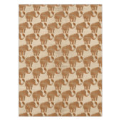 エレファントトライバルアートデザイン テーブルクロス (正面)