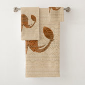 エレファントトライバルアートデザイン バスタオルセット (インサイチュ)