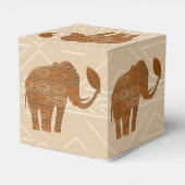 エレファントトライバルアートデザイン フェイバーボックス (裏面サイド)