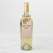 エレファントトライバルアートデザイン ボトルネックタグ (ボトル)