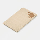 エレファントトライバルアートデザイン ポストイット (アングル)