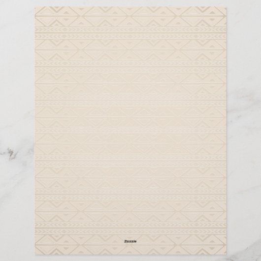 エレファントトライバルアートデザイン レターヘッド (裏面)