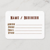 エレファントトライバルアートデザイン 名刺 (裏面)