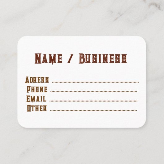 エレファントトライバルアートデザイン 名刺 (裏面)