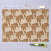 エレファントトライバルアートデザイン 薄葉紙 (クラフト)