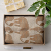 エレファントトライバルアートデザイン 薄葉紙 (ギフト)