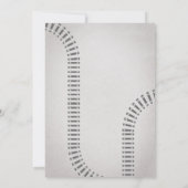 エレファントトレイン誕生日 招待状 (裏面)