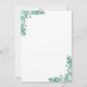 エレファントニュートラルベビーシャワー サンキューカード (裏面)