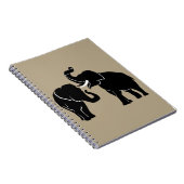 エレファントノートブカスタムックの色 – 文字 ノートブック (右側)