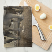 エレファントハンターオンサファリ キッチンタオル (四つ折り)